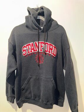 Vintage Stanford University Embroidered Authentic Hoodie Preshrunk Size XL